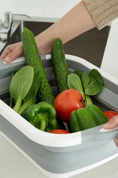 Buffer Foldable Plastic Basin and Cutting Board
