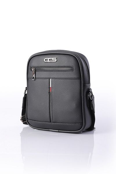 ÇÇS Unisex Black Crossbody Messenger Bag 31275