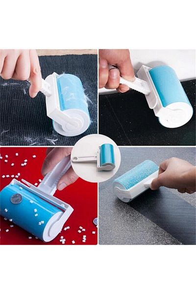 Buffer New Generation Washable Practical Lint and Dust Collection Roller Apparatus 2 Pieces