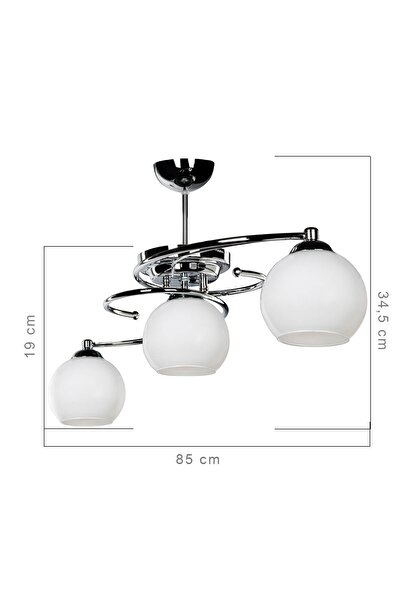 Modelight Işıl 3'lü Avize