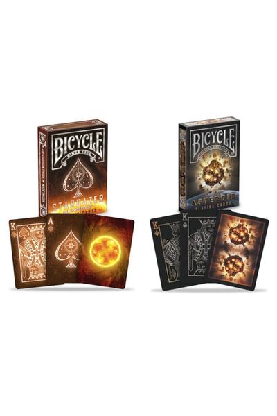Bicycle Stargazer Sunspot Asteroids 2 Li Oyun Kağıdı Kartları