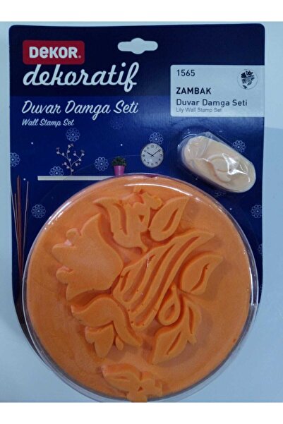 Dekor Zambak Duvar Damga Seti