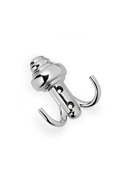 Beşel Umerașe metalice cromate pentru vestiar, cu suport, 10 bucăți