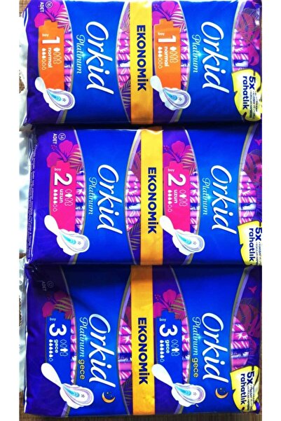 Orkid Platınum Normal+uzun+gece Kadın Pedi