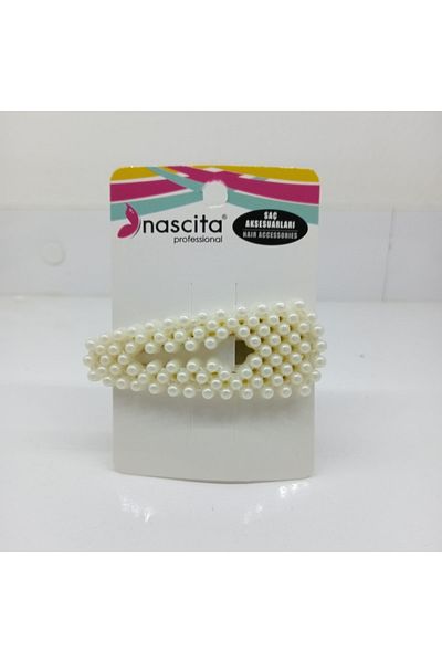 nascita Hair Clip Plastic Jewelled Wire Buckle