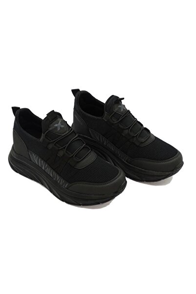 LETAO Kadın Siyah Günlük Spor Sneaker Yürüyüş Ayakkabı