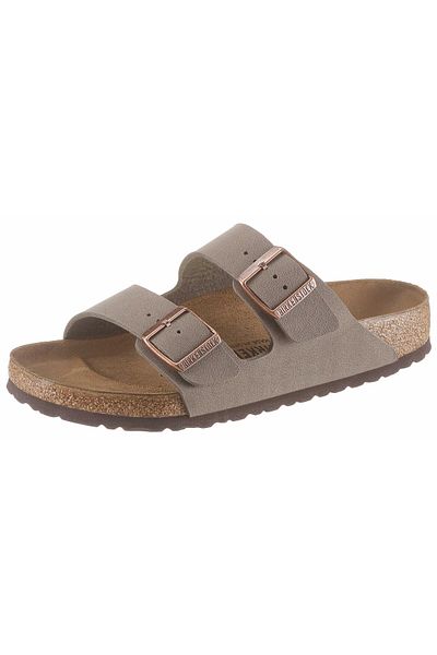 Birkenstock Pantolette
 - Grau - Flacher Absatz