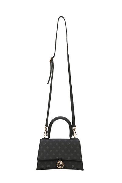 Pierre Cardin Geantă de umăr pentru femei Monogram neagră 05PO22K1598