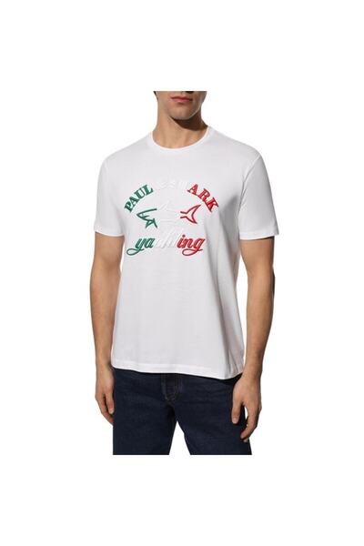 PAUL&SHARK Men's Knitted T-shirt C.wCotton