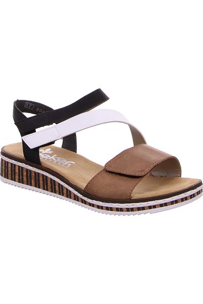 Rieker Sandalette - Mehrfarbig - Flacher Absatz