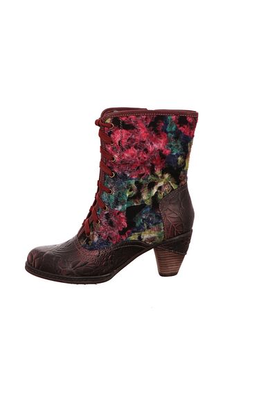 LAURA VITA Stiefelette - Rot - Flacher Absatz