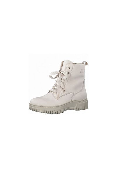 Tamaris Stiefelette - Weiß - Flacher Absatz