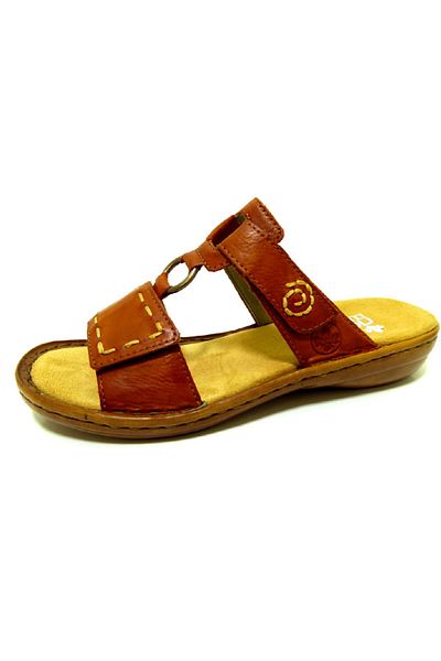 Rieker Sandalette - Rot - Flacher Absatz