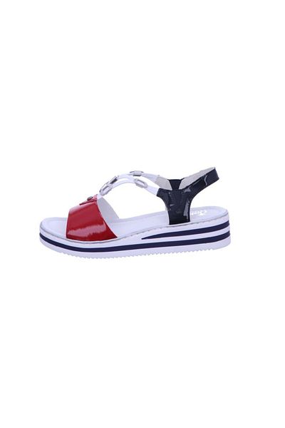 Rieker Sandalette - Rot - Flacher Absatz