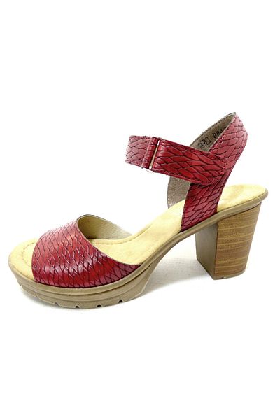Rieker Sandalette - Rot - Flacher Absatz