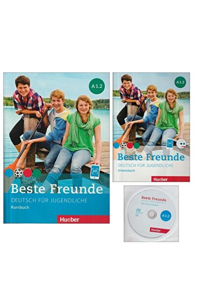 Hueber Yayınları Beste Freunde A1.2 Kursbuch + Beste Freunde A1.2 Arbeitsbuch...