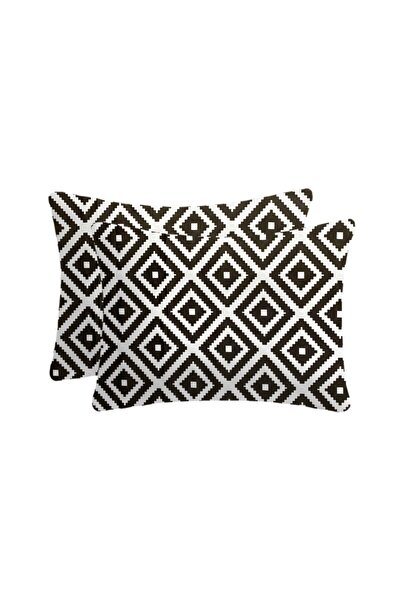 Lief Home غطاء وسادة مخفي بسحاب من قماش رانفورس 50x70 (2 قطعة)