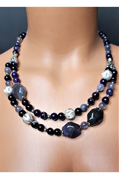 Asteria Elite 2 Rows Agate Necklace