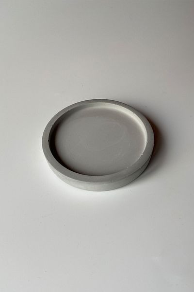 sin istanbul Round Plate 12 Cm Gray
