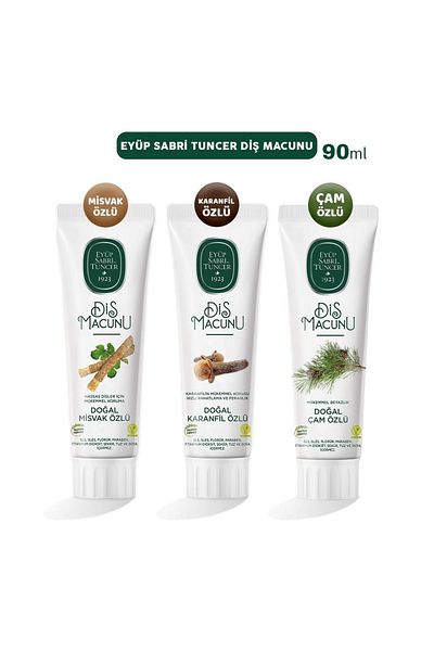 Eyüp Sabri Tuncer Toothpaste Miswak, Clove and Pine 90 Ml