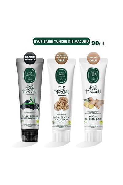 Eyüp Sabri Tuncer Toothpaste Carbonated, Walnut and Ginger 90 Ml