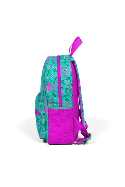 Coral High Little Nest Backpack Water Green Pink Flamingo Patterned Two Compartments 23512
