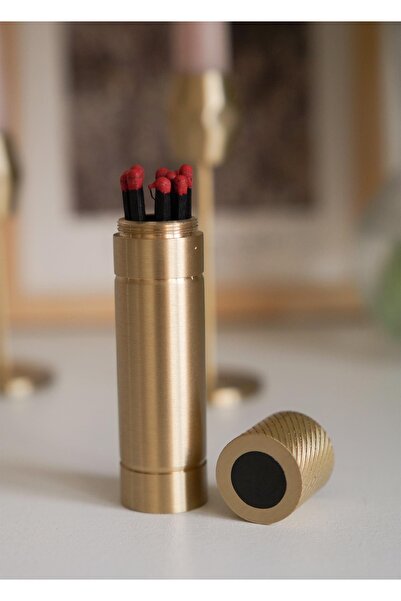 The Mia Brass Pirinç Kibritlik