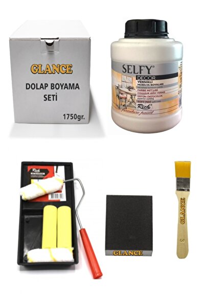 GLANCE Rich Selfy Decor Kendinden Vernikli Boya 1250 Cc Dantel Genel Amaçlı B...