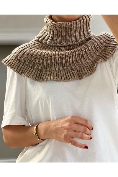 Whoknows Mink Neck Collar Scarf