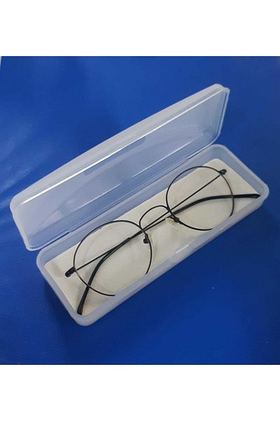 Singularis Transparent Eval Glasses Box