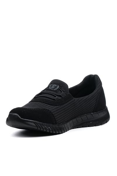 BlackSea Women's Black Sports Ballerinas Anatomical Soft Sole Daily Walking Women's Sneakers Sports Shoes
