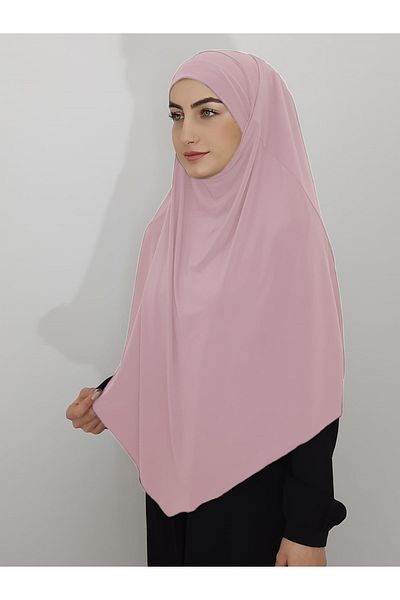 nazenin export Souffle Ready Tied Large Scarf Suitable for Hijap Hajj Umrah Sandy Fabric Powder