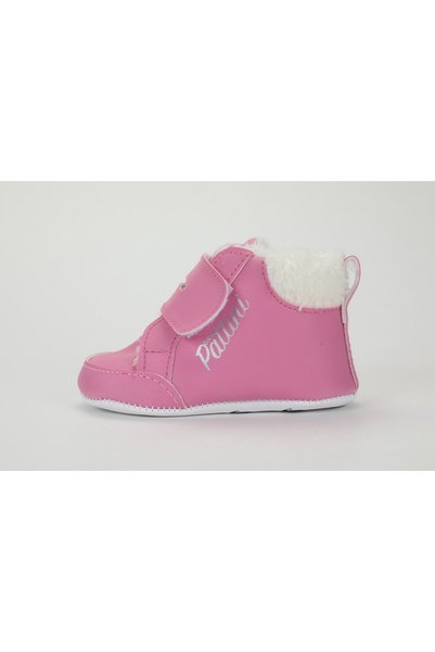 Baby Pattini Newborn Furry Baby Booties, Ilkadım Home Booties, Antibacterial Welsoft Fur Lined Booties
