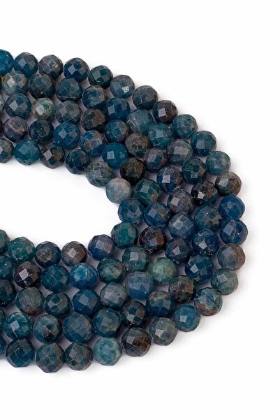 Dünya Doğal Taş Piatra de apatit tăiată cu fațete de 8 mm