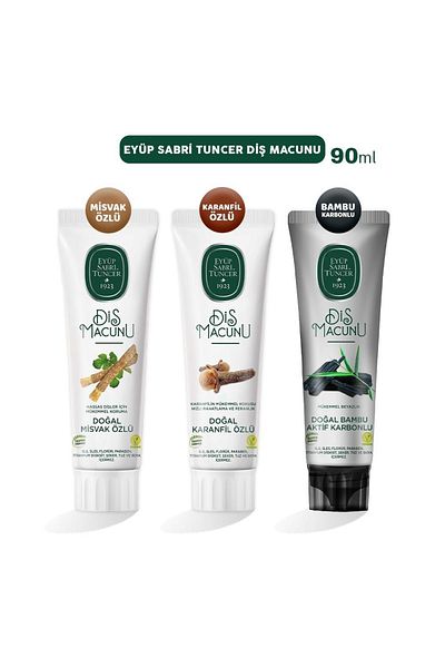 Eyüp Sabri Tuncer Toothpaste Miswak, Clove and Bamboo 90 Ml