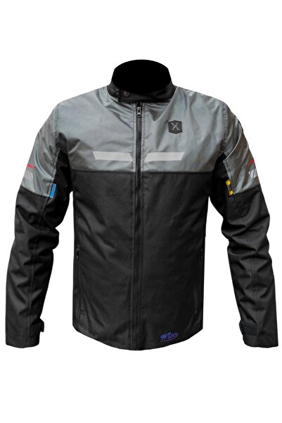 Xspeed Wise Korumalı Motosiklet Montu 50. Yıl Özel Gri