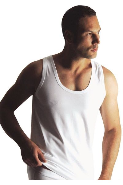 ÇamaşırcımShop Pack of 6 00% 100 Cotton Extra White Single Jersey Men's Undershirt