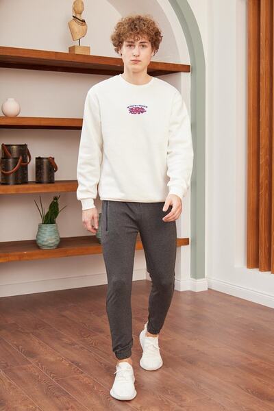 Danger Men's Regular-fit Sweatpants Anthracite