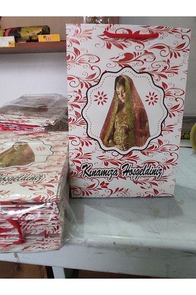 AKTEZ-EL Χάρτινες τσάντες Henna-30 Pack-20/30 Μέγεθος