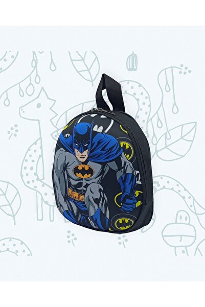 Uniquerrs Erkek Çocuk Eva Kumaş Batman Karakterli 3-6 Yaş Anaokulu Ve Günlük Sırt Çantası