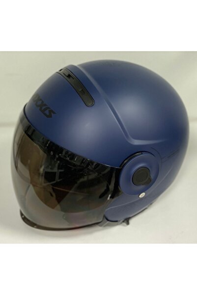 AXXIS Kask Raven Çenesiz Mat Mavi