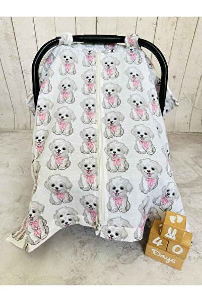 JUNİPERUS Sevimli Ponçik Müslin Bezi Puset Örtüsü Ve Anakucağı Minderi