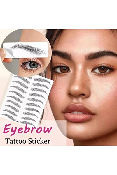 2K قطعتان من وشم الحواجب الطبيعي المقاوم للماء