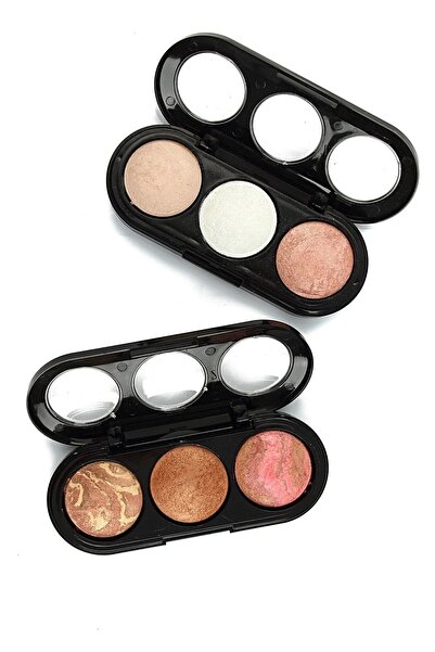 TrendBeauty 3'lü Highlighter & 3'lü Allık