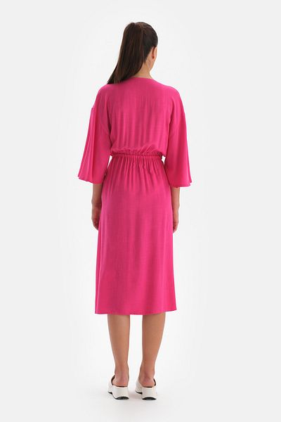Dagi Zweireihiges Kleid in Fuchsia