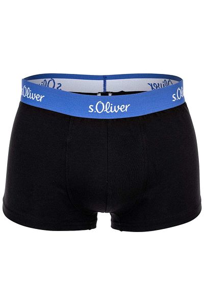 s.Oliver Herren Boxershorts 3er-Pack – Hipster Baumwoll-Stretch