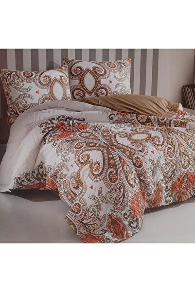 Kristal Hanedan Somon Двоспальний 220x230 Ranforce Капітоне Постільна білизна