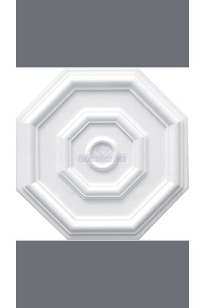 GÜLOĞLU STROPİYER Sekizgen Tavan Lamba Göbeği 50 Cm