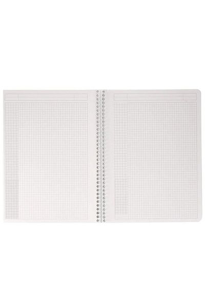 KESKİN COLOR 6 Pieces A4 Pastel Show Spiraled 72 Sheets Checked Notebook