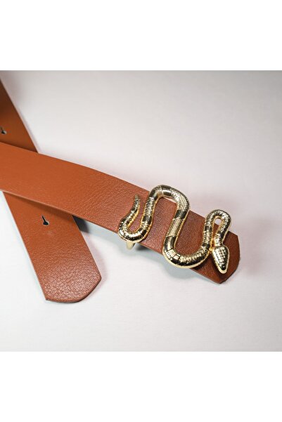 Fiori Дамски колан за панталон, колан за яке, колан за рокля, колан за риза със змийска катарама